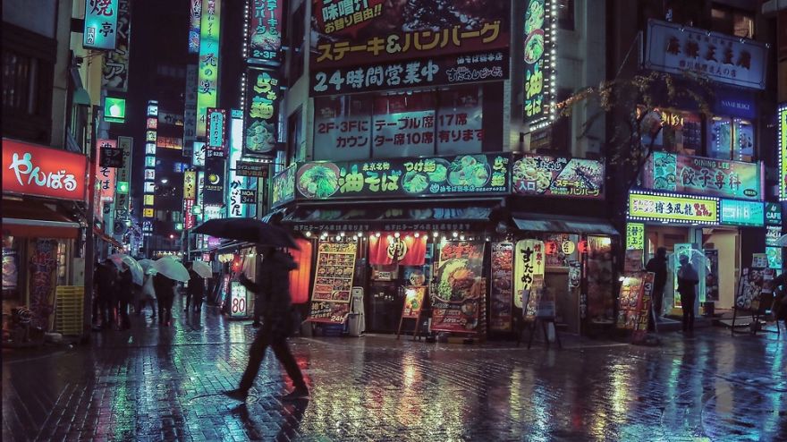 Me perdí en la belleza nocturna de Tokyo