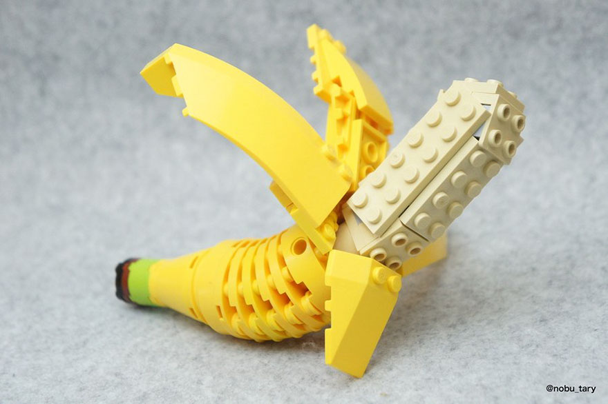 Deliciosas obras de arte gastronómicas hechas con Lego por un artista japonés