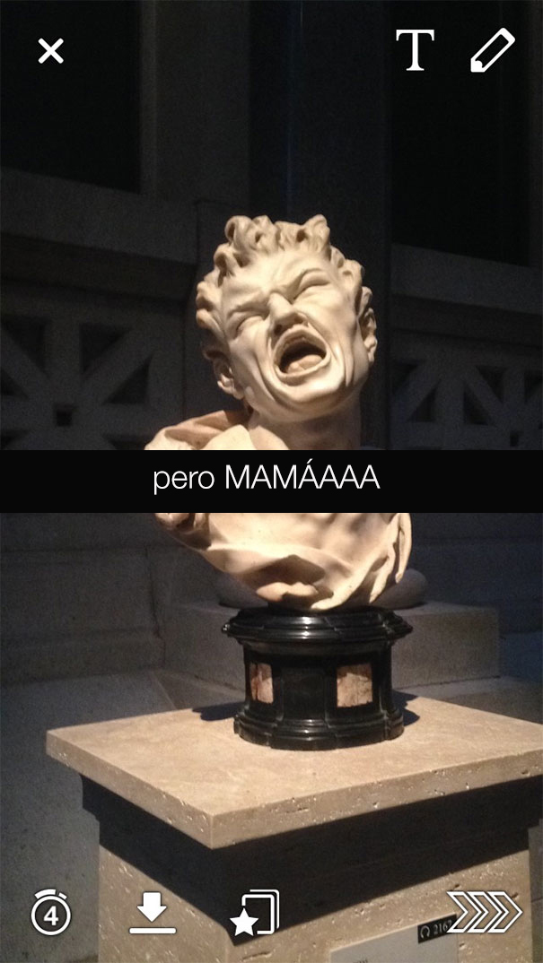 12 Snapchats de museos que harán divertida la Historia del Arte