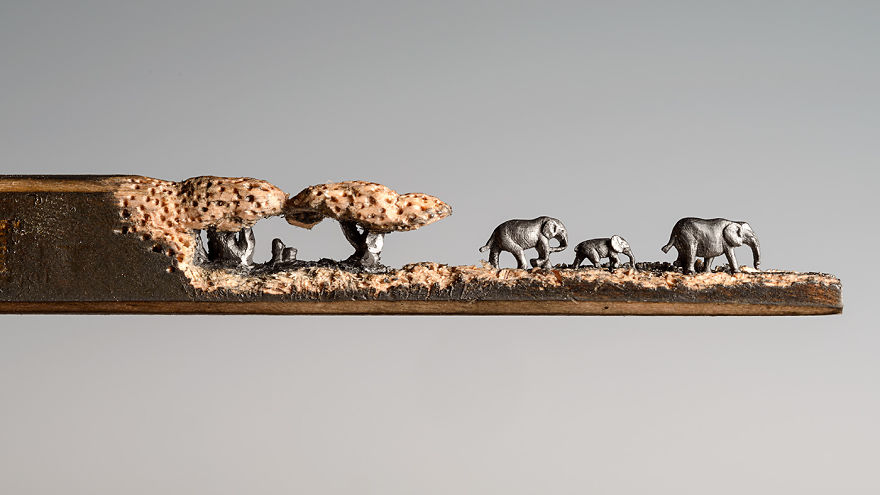 familia-elefantes-tallada-lapicero-cindy-chinn (6)