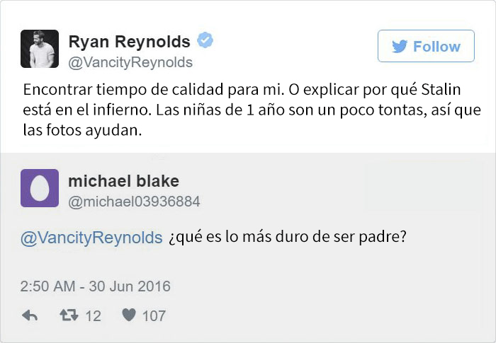 10 Respuestas de Ryan Reynolds en Twitter que son oro puro