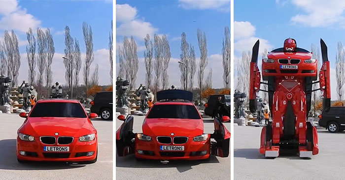 Estos ingenieros turcos han creado un transformer real con un BMW (Vídeo)