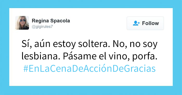 10 Divertidos tuits sobre el Día de Acción de Gracias
