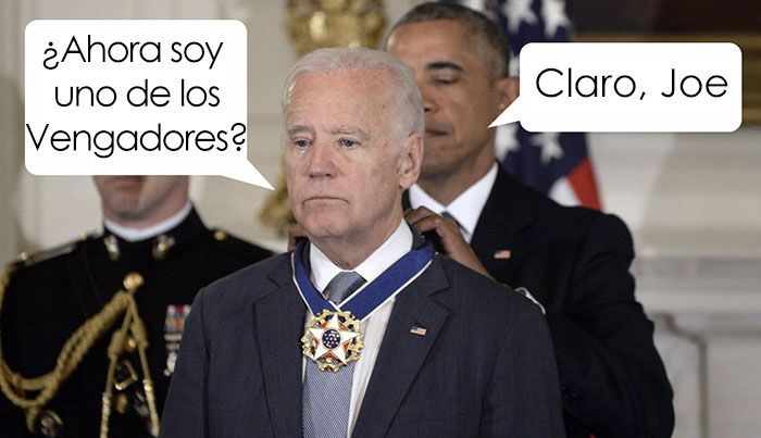 10 Divertidos memes sobre Obama sorprendiendo a Joe Biden con la Medalla de la Libertad
