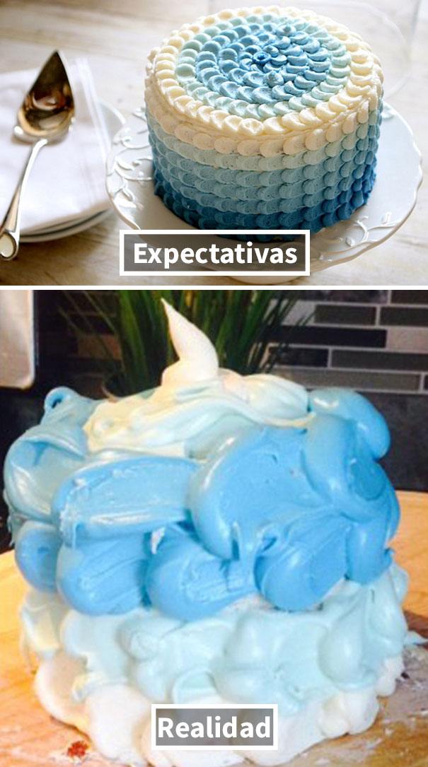 Expectativas vs. Realidad: 10+ de los peores fallos haciendo tartas