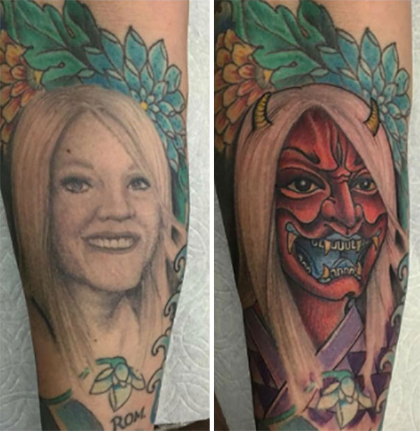 Mi Amigo Decidió Cubrir El Tatuaje De Su Exmujer
