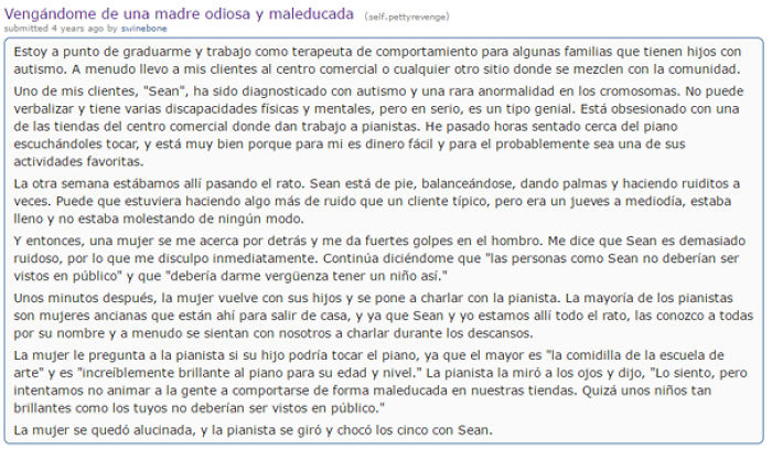 Venganza Sobre Una Madre Odiosa