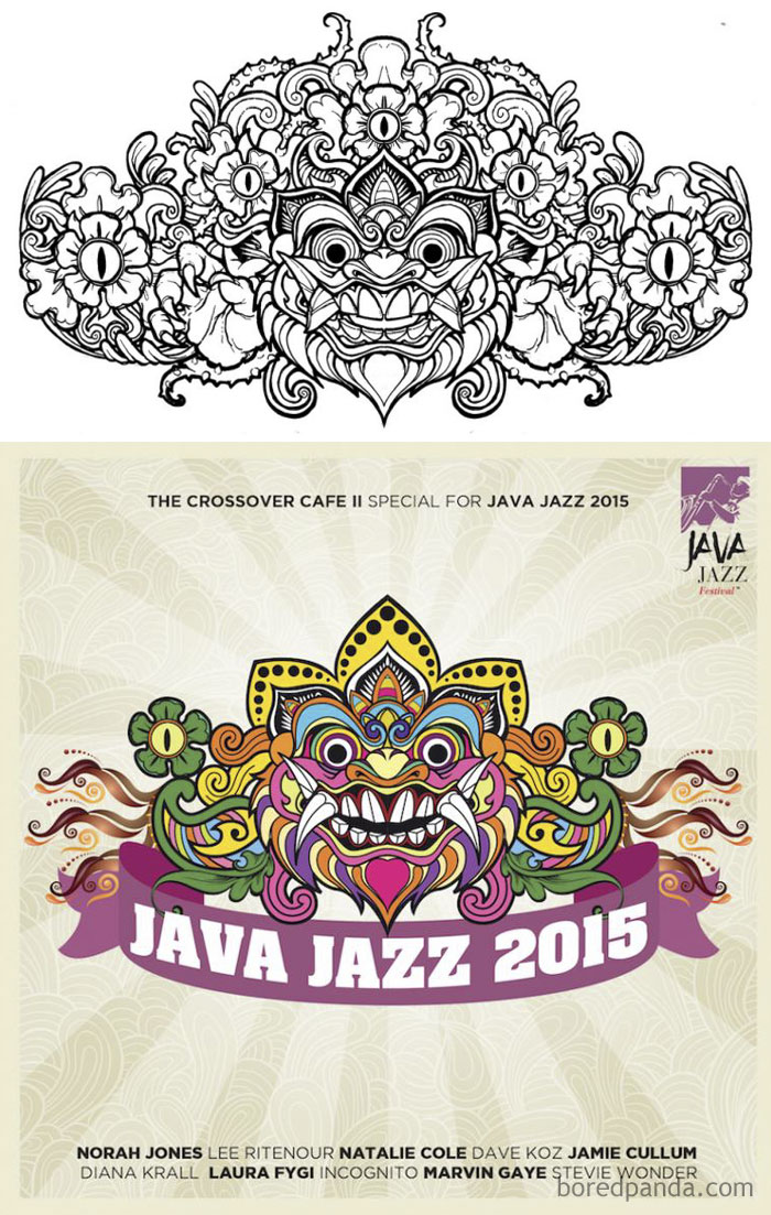 Obra De Ian Austin Usada Sin Permiso Para El Festival Java Jazz