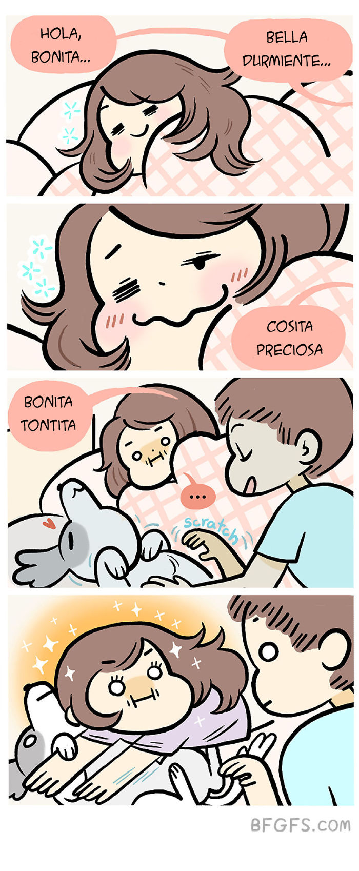 Esta chica ilustra la vida diaria con su novio y su perro en 10+ cómics adorables