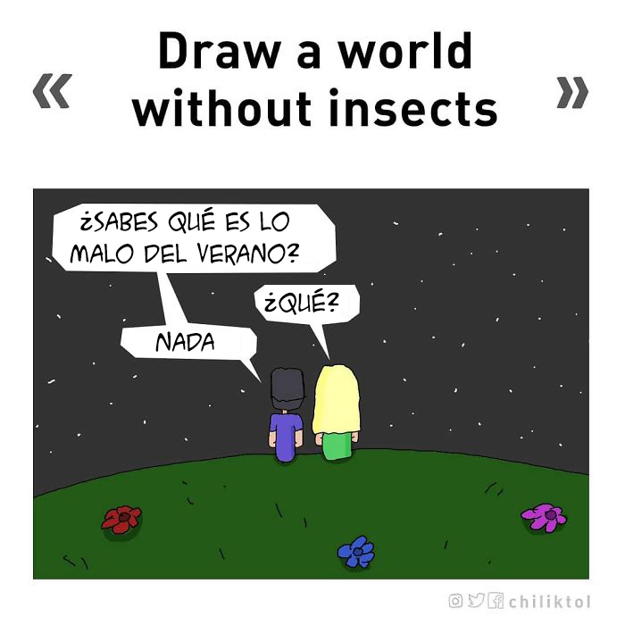 Dibuja Un Mundo Sin Insectos