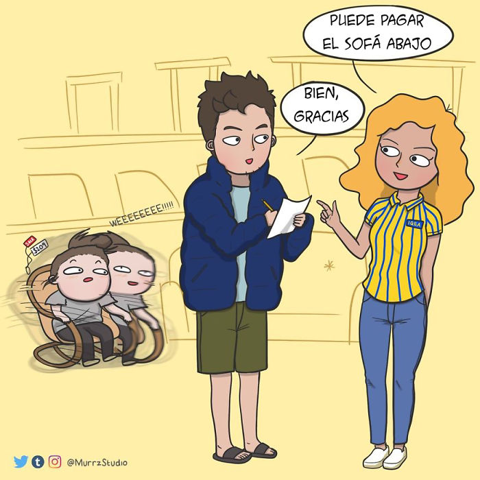 Esta dibujante muestra lo divertida que puede ser la vida junto a su novio y su gato en 10+ cómics