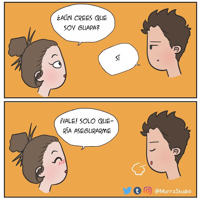 Esta dibujante muestra lo divertida que puede ser la vida junto a su novio y su gato en 10+ cómics