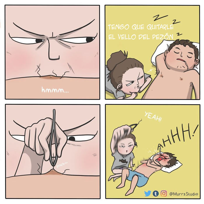Esta dibujante muestra lo divertida que puede ser la vida junto a su novio y su gato en 10+ cómics