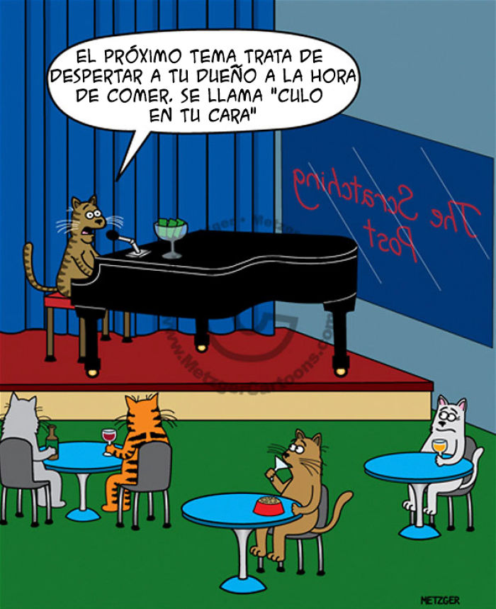 Este dibujante lleva más de 20 años creando tiras cómicas sobre gatos, estas son algunas de las mejores