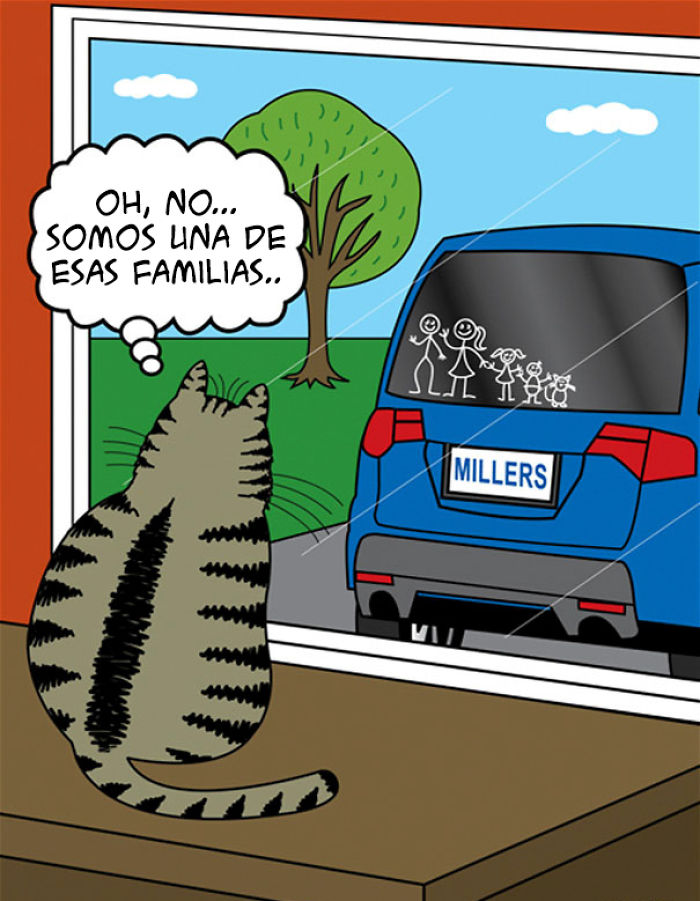 Este dibujante lleva más de 20 años creando tiras cómicas sobre gatos, estas son algunas de las mejores