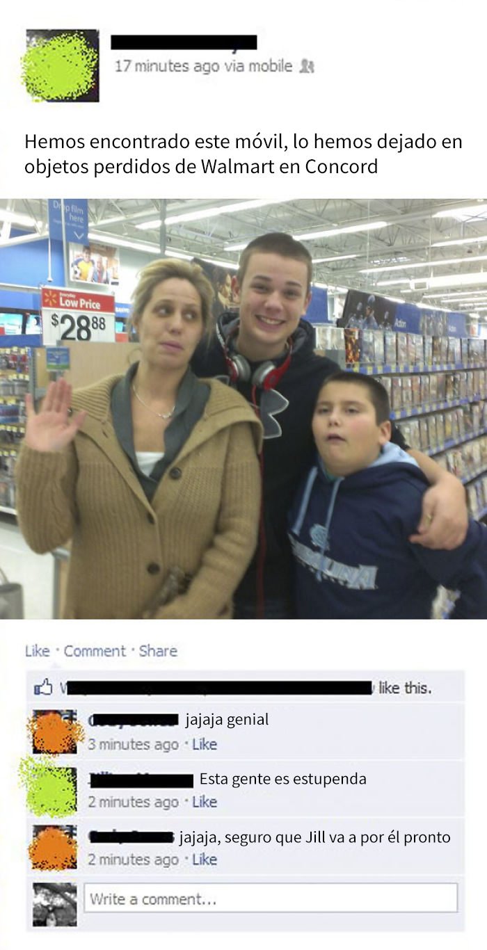 Mi Amiga Perdió El Móvil En Walmart Y Estas Personas Lo Encontraron Y Publicaron En Su Facebook Para Decírselo