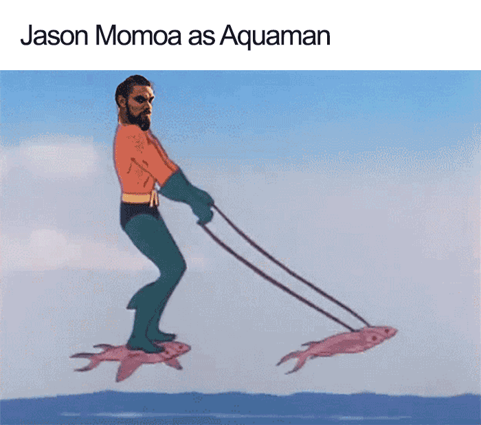 Jason Momoa Como Aquaman