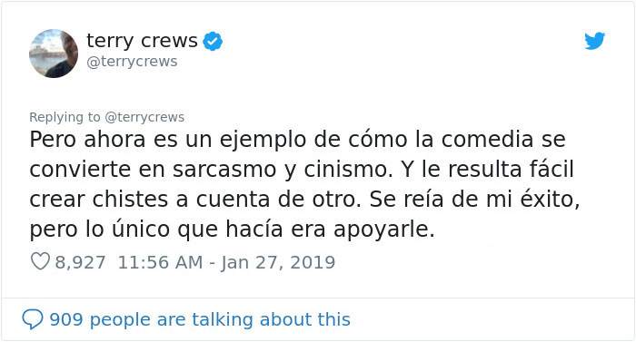 Varias celebridades se burlan de Terry Crews tras su declaración de abuso sexual por ser demasiado fuerte para que alguien abuse de él, pero Terry les cierra la boca