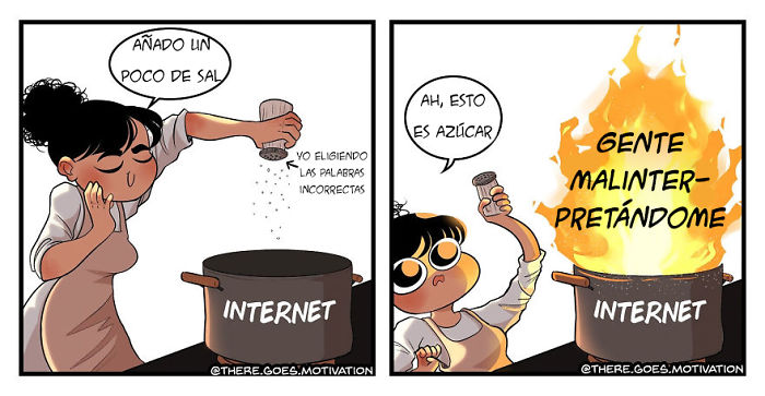 Dibujo cómics cercanos que espero que ayuden a la gente a reír