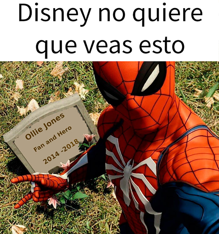 Reacciones ante la negativa de Disney a permitir a un padre de luto poner a Spiderman en la tumba de su hijo de 4 años