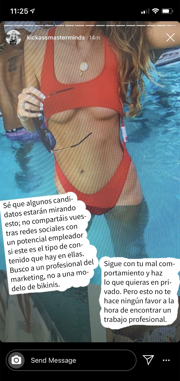 Esta chica solicitó un puesto de trabajo, pero la compañía encontró una foto de ella en bikini y la compartió públicamente para avergonzarla