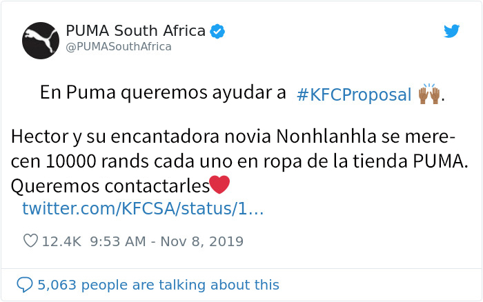 Esta periodista intentó avergonzar a un hombre por pedir matrimonio en el KFC, pero las grandes compañías ofrecieron financiar la boda como respuesta