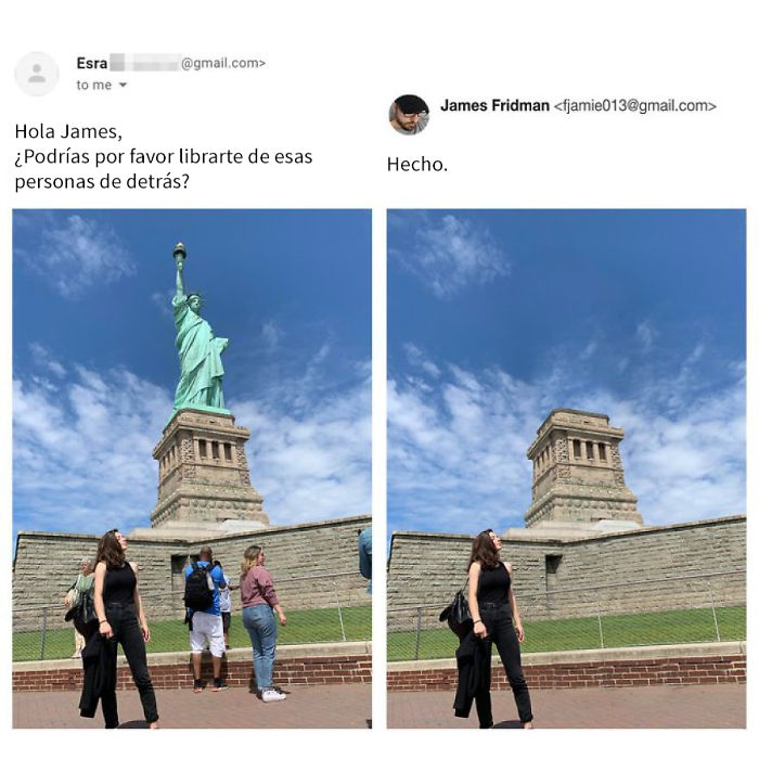 Vuelve el troll del Photoshop que se toma las peticiones muy literalmente, y el resultado es divertidísimo (20 nuevas imágenes)