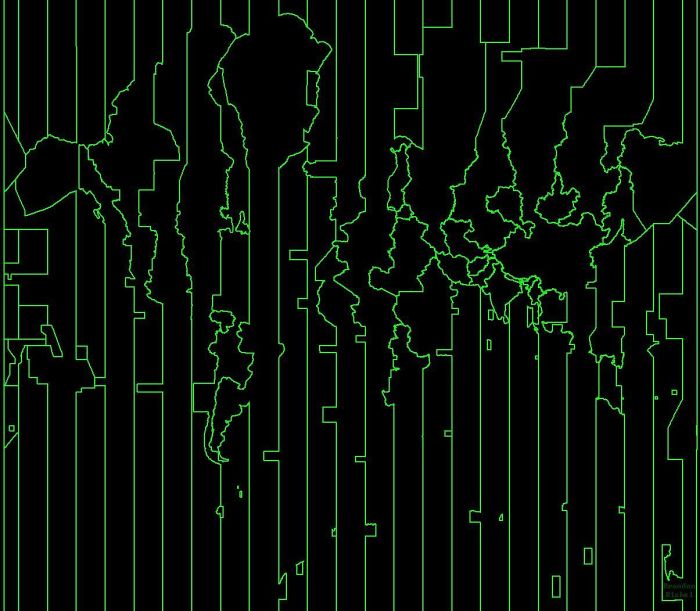 Mapa Del Mundo Pero Solo Muestra Las Zonas Horarias