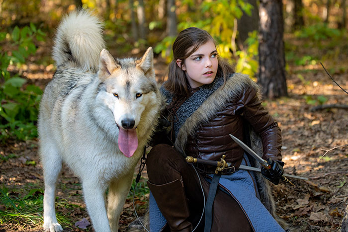 Arya Stark Y Mi Perro Rex Como Nymeria