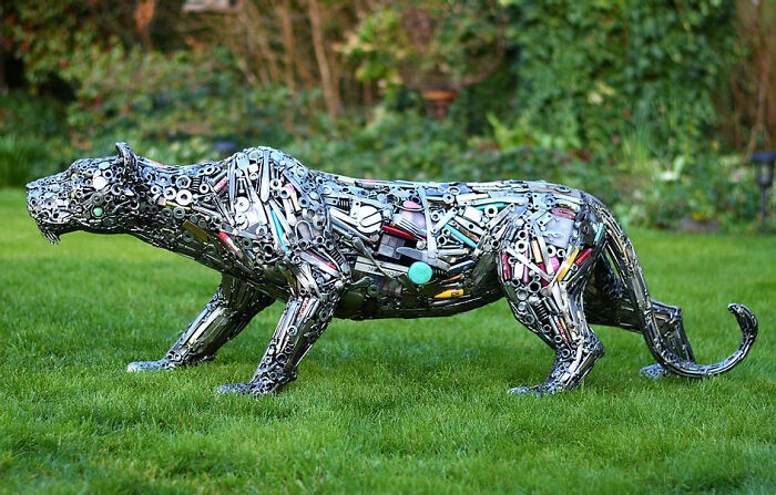Self-Taught American Artist Turns Reclaimed Materials Into Breathtaking Sculptures (30 Pics)