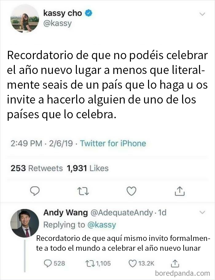 Gracias, Andy Wang
