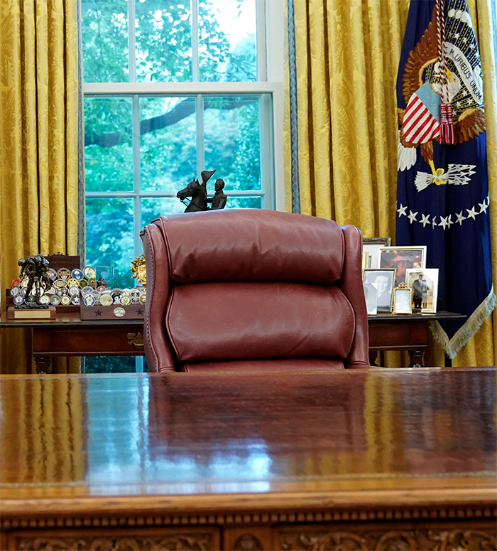 18 Imágenes que muestran las diferencias entre Biden y Trump en la decoración del Despacho Oval