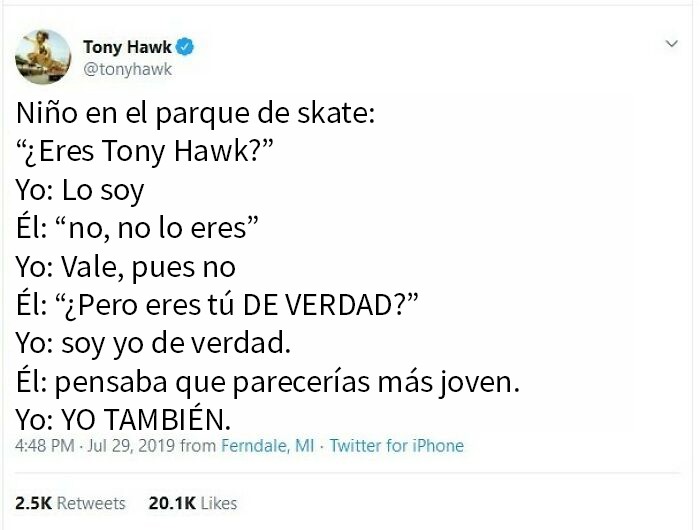 Tony Hawk Y Su Eterno Problema