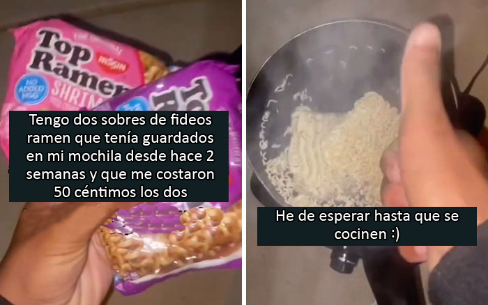 Este adolescente sin hogar se vuelve viral con 19 millones de visitas tras mostrar cómo prepara su comida