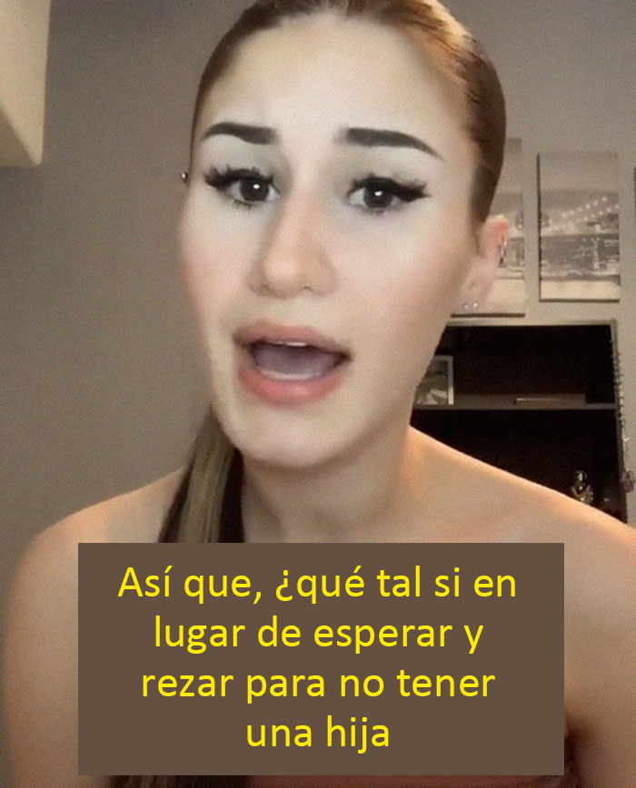 Esta mujer denuncia a los hombres que "esperan no tener una hija" y su vídeo se vuelve viral