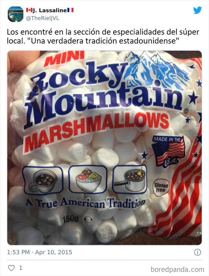 What The "American Food" Section Looks Like In Different Countries