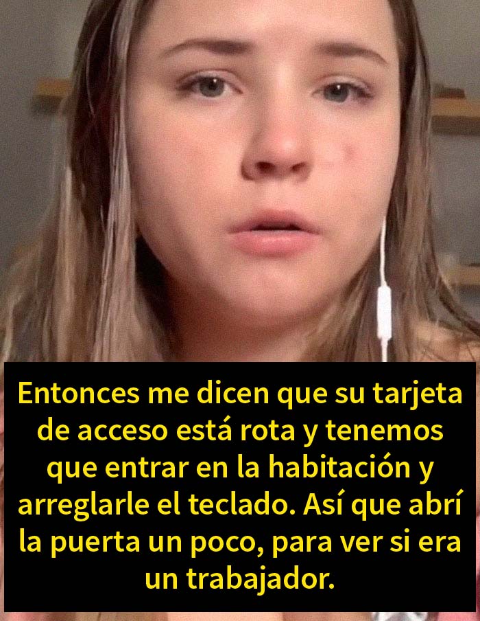 Esta adolescente burla a un invasor de habitaciones de hotel gracias a un consejo que recibió de su padre policía