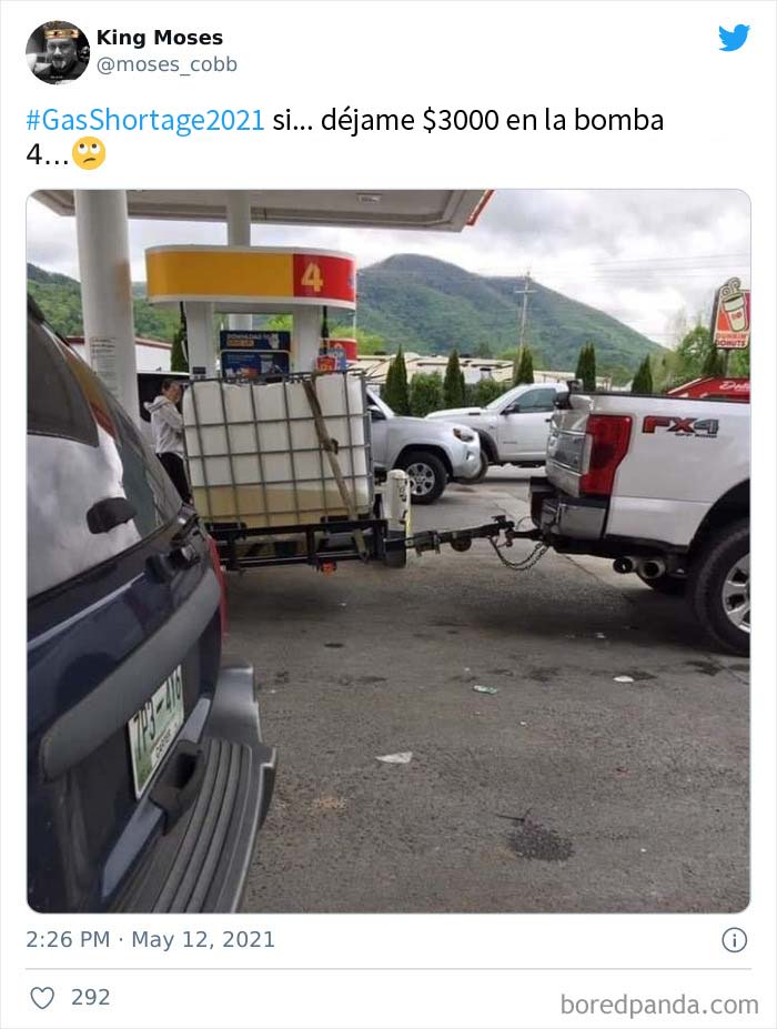 Escasez de gasolina