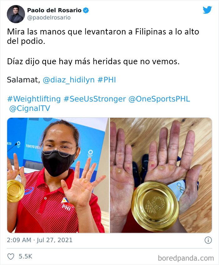 La halterófila Hidilyn Díaz se convierte en la primera medallista de oro olímpica de Filipinas