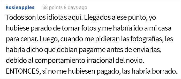 Esta fot&oacute;grafa borr&oacute;, delante del novio, las fotos de su boda, y se volvi&oacute; viral