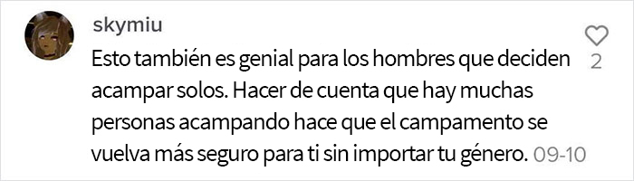 Esta tiktoker habla sobre 10 cosas que deber&iacute;as saber &ldquo;si eres mujer y te vas de acampada sola&rdquo;