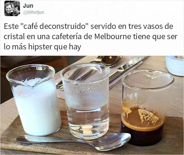 Maldito café deconstruido