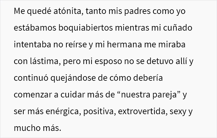 Este hombre rega&ntilde;a a su esposa (y madre de sus 3 hijos) por no cuidar de su apariencia y ella decide ponerlo en su lugar durante una cena familiar
