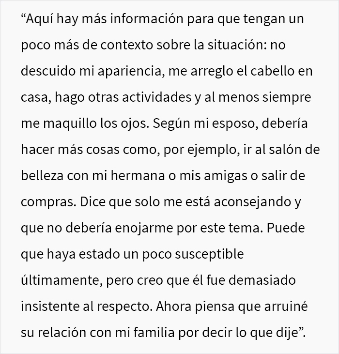 Este hombre rega&ntilde;a a su esposa (y madre de sus 3 hijos) por no cuidar de su apariencia y ella decide ponerlo en su lugar durante una cena familiar