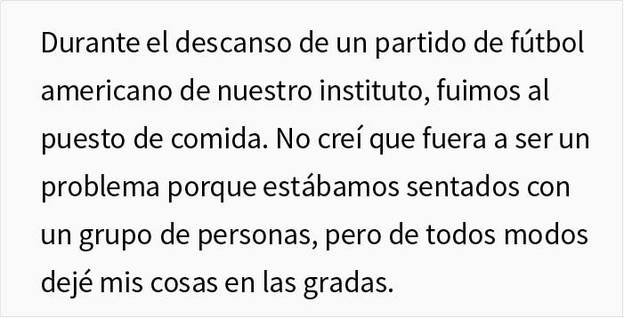 Una Karen roba los asientos a esta familia en un partido de f&uacute;tbol y les dice que se coloquen detr&aacute;s de ella, pero se arrepinti&oacute; enseguida