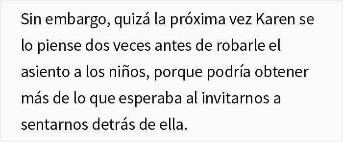 Una Karen roba los asientos a esta familia en un partido de f&uacute;tbol y les dice que se coloquen detr&aacute;s de ella, pero se arrepinti&oacute; enseguida