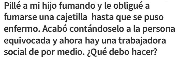Esto es increíblemente repugnante, además es maltrato infantil