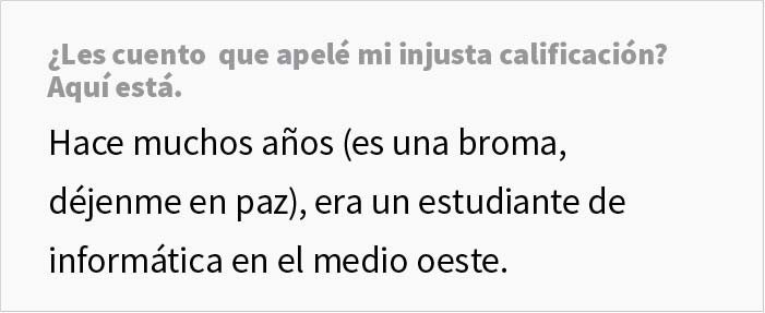 Este estudiante se veng&oacute; de su profesor perezoso tras suspender injustamente a la mitad de la clase
