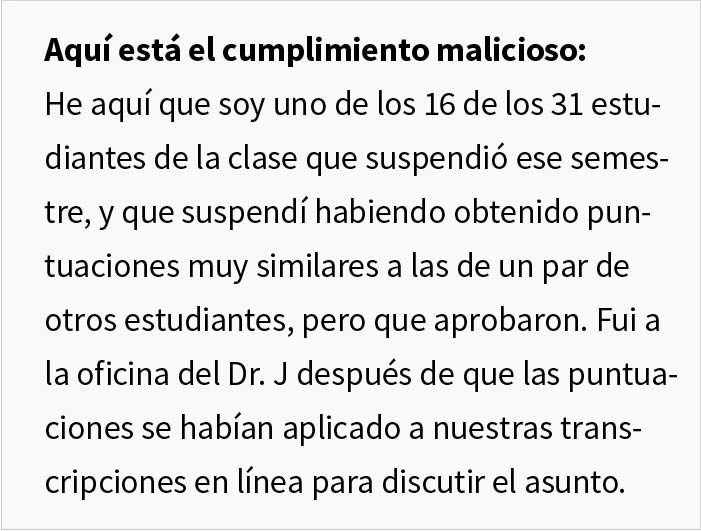 Este estudiante se veng&oacute; de su profesor perezoso tras suspender injustamente a la mitad de la clase