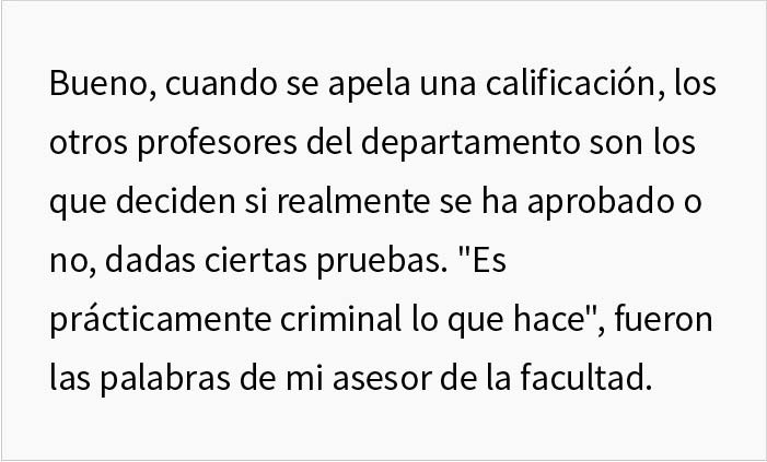Este estudiante se veng&oacute; de su profesor perezoso tras suspender injustamente a la mitad de la clase